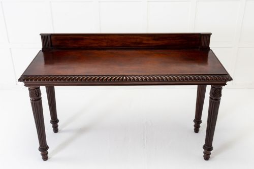 EARLY 19TH CENTURY REGENCY MAHOGANY SERVING TABLE - ADDITIONAL PHOTO 6