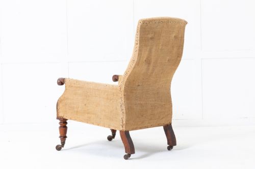 EARLY 19TH CENTURY ENGLISH MAHOGANY ARMCHAIR - ADDITIONAL PHOTO 5