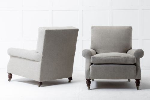 PAIR OF 19TH CENTURY COUNTRY HOUSE ARMCHAIRS - ADDITIONAL PHOTO 2