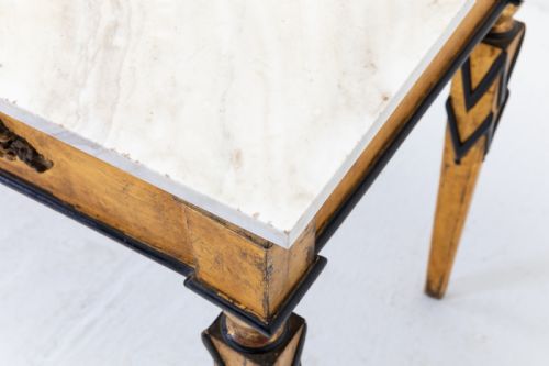 18TH CENTURY ITALIAN CONSOLE TABLE WITH MARBLE TOP - ADDITIONAL PHOTO 3