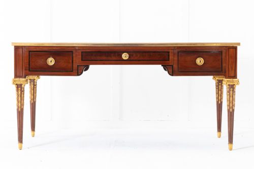 19TH CENTURY FRENCH MAHOGANY BUREAU PLAT - ADDITIONAL PHOTO 1