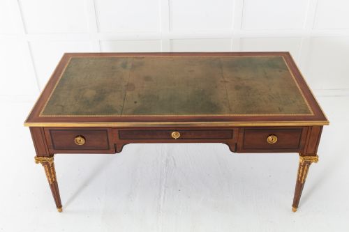 19TH CENTURY FRENCH MAHOGANY BUREAU PLAT - ADDITIONAL PHOTO 6