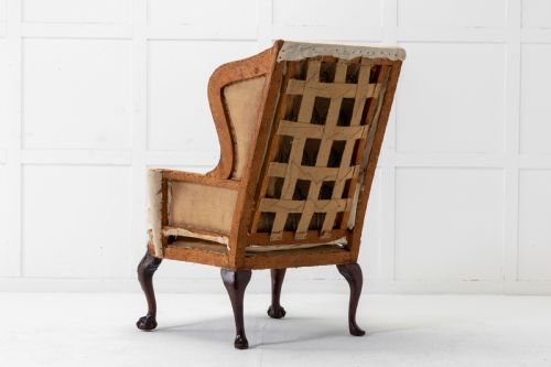 1930S ENGLISH WING ARMCHAIR - ADDITIONAL PHOTO 3