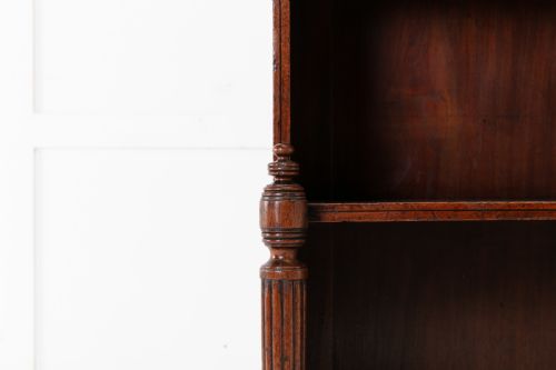 REGENCY MAHOGANY WATERFALL OPEN BOOKCASE ATTRIBUTED TO GILLOWS - ADDITIONAL PHOTO 2