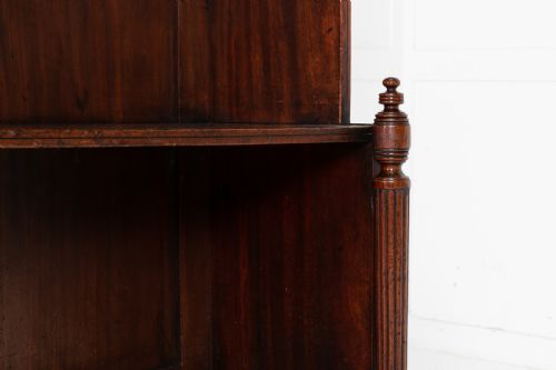 REGENCY MAHOGANY WATERFALL OPEN BOOKCASE ATTRIBUTED TO GILLOWS - ADDITIONAL PHOTO 3