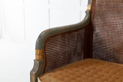 19TH CENTURY FRENCH BERGRE ARMCHAIR - ADDITIONAL PHOTO 4
