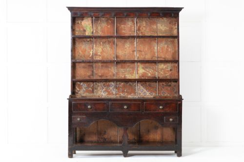18th century english oak dresser - CATEGORY: ANTIQUE DRESSERS - DATED 18TH CENTURY