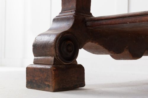 MONUMENTAL 19TH CENTURY FRENCH WALNUT DRAPERS TABLE - ADDITIONAL PHOTO 6