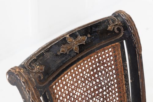 PAIR OF REGENCY PAINTED SIDE CHAIRS - ADDITIONAL PHOTO 2