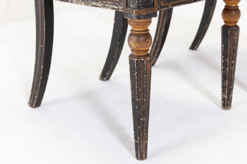 PAIR OF REGENCY PAINTED SIDE CHAIRS - ADDITIONAL PHOTO 7
