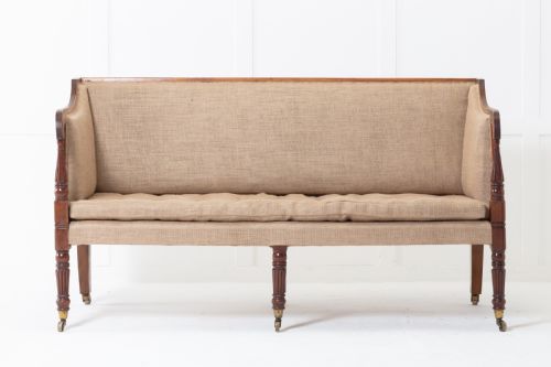 ENGLISH 19TH CENTURY MAHOGANY SOFA ATTRIBUTED TO GILLOWS - ADDITIONAL PHOTO 1