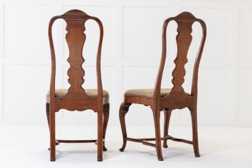 PAIR OF 18TH CENTURY DUTCH MARQUETRY SIDE CHAIRS - ADDITIONAL PHOTO 2