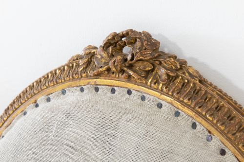 SET OF FOUR 1920S FRENCH GILT CARVED WOOD ARMCHAIRS - ADDITIONAL PHOTO 6