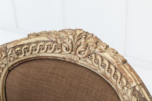 19TH CENTURY FRENCH CARVED WOOD CHAIR - ADDITIONAL PHOTO 3