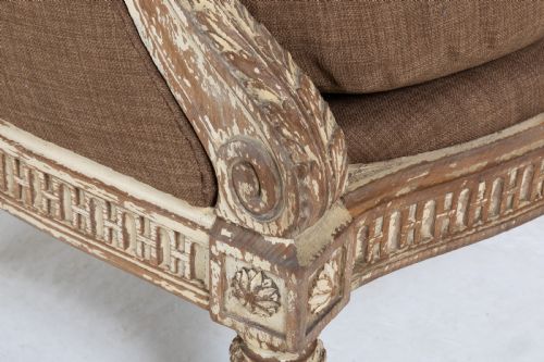 19TH CENTURY FRENCH CARVED WOOD CHAIR - ADDITIONAL PHOTO 5
