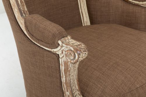 19TH CENTURY FRENCH CARVED WOOD CHAIR - ADDITIONAL PHOTO 6