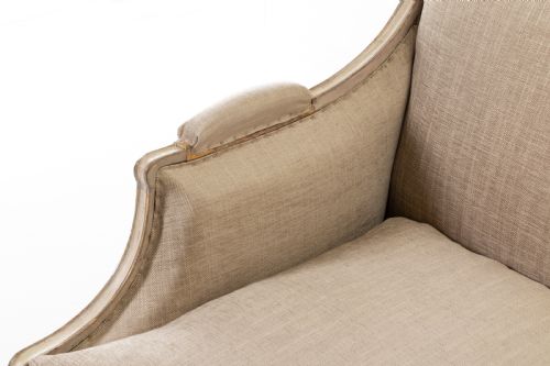 LARGE SCALE 18TH CENTURY GEORGE III PAINT AND GILT SOFA - ADDITIONAL PHOTO 2