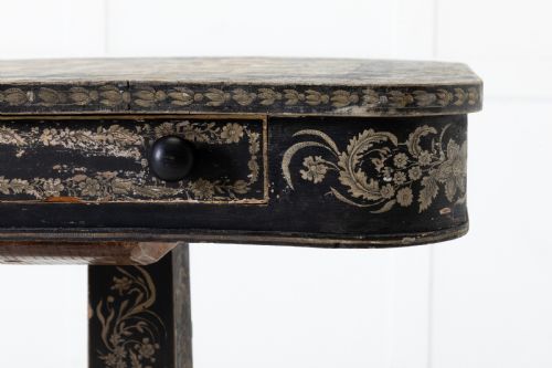 19TH CENTURY REGENCY PENWORK OCCASIONAL TABLE - ADDITIONAL PHOTO 2