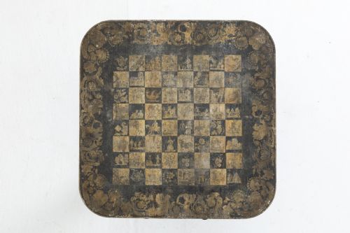 19TH CENTURY REGENCY PENWORK OCCASIONAL TABLE - ADDITIONAL PHOTO 4