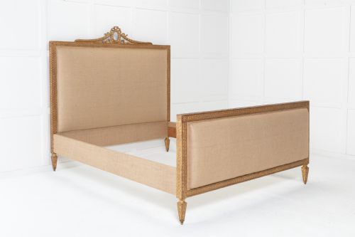 19th century french gilt bedstead - CATEGORY: ANTIQUE BEDS - DATED 19TH CENTURY