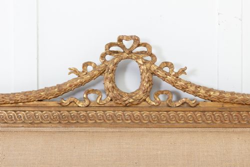 19TH CENTURY FRENCH GILT BEDSTEAD - ADDITIONAL PHOTO 1