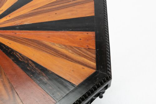 ANGLO INDIAN SPECIMEN WOOD TABLE CIRCA 1900 - ADDITIONAL PHOTO 2