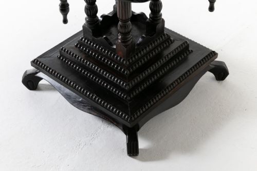 ANGLO INDIAN SPECIMEN WOOD TABLE CIRCA 1900 - ADDITIONAL PHOTO 3