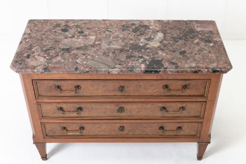 19TH CENTURY FRENCH WALNUT COMMODE - ADDITIONAL PHOTO 5