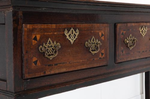 GEORGE III OAK DRESSER BASE - ADDITIONAL PHOTO 2
