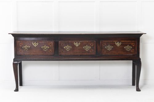 GEORGE III OAK DRESSER BASE - ADDITIONAL PHOTO 6