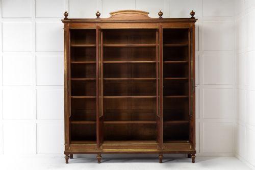 19TH CENTURY FRENCH MAHOGANY BOOKCASE - ADDITIONAL PHOTO 4