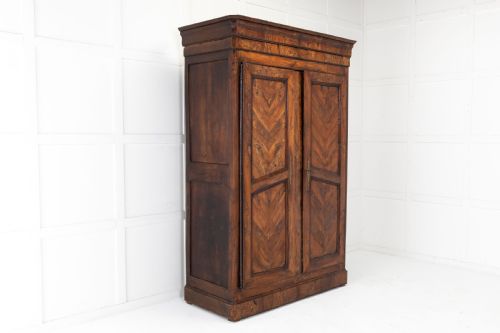 18TH CENTURY FRENCH YEW WOOD ARMOIRE - ADDITIONAL PHOTO 1