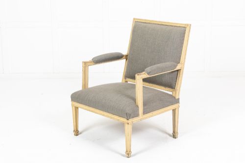 18TH CENTURY FRENCH ARMCHAIR BY CHARLES FRANOIS NORMAND - ADDITIONAL PHOTO 1