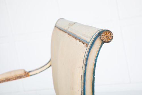 1920S FRENCH PAINTED SOFA - ADDITIONAL PHOTO 4
