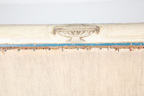 1920S FRENCH PAINTED SOFA - ADDITIONAL PHOTO 7