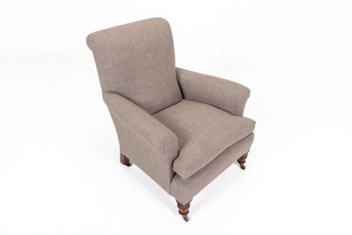 PAIR OF 19TH CENTURY ENGLISH MAHOGANY ARMCHAIRS - ADDITIONAL PHOTO 4
