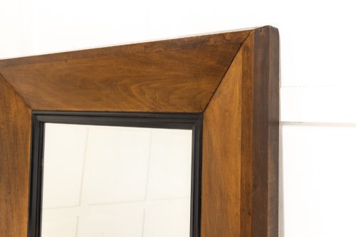 PAIR OF 19TH CENTURY FRENCH OAK MIRRORS - ADDITIONAL PHOTO 2