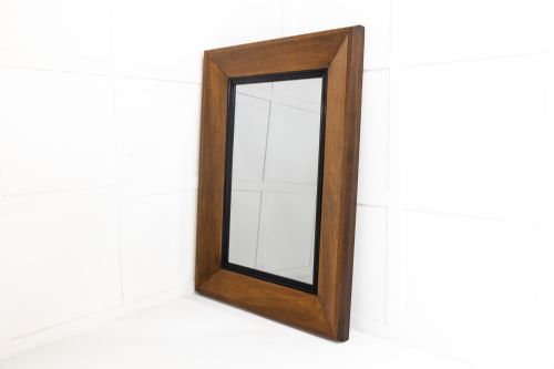 PAIR OF 19TH CENTURY FRENCH OAK MIRRORS - ADDITIONAL PHOTO 5