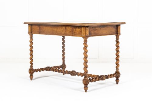 19th century french walnut side table - CATEGORY: ANTIQUE TABLES - DATED 19TH CENTURY