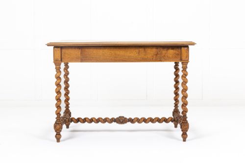 19TH CENTURY FRENCH WALNUT SIDE TABLE - ADDITIONAL PHOTO 1