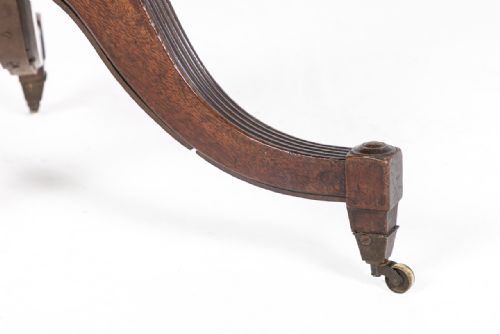 EARLY 19TH CENTURY ENGLISH REGENCY MAHOGANY DRUM TABLE - ADDITIONAL PHOTO 1