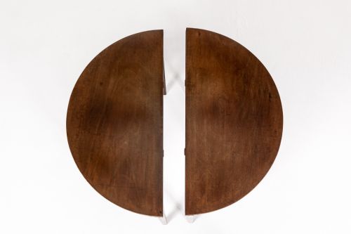 PAIR OF LATE 18TH CENTURY ENGLISH MAHOGANY CARDTEA TABLES - ADDITIONAL PHOTO 3