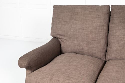 19TH CENTURY HOWARD STYLE MAHOGANY SOFA - ADDITIONAL PHOTO 2