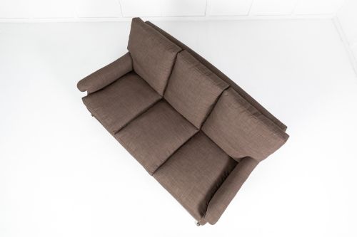 19TH CENTURY HOWARD STYLE MAHOGANY SOFA - ADDITIONAL PHOTO 3