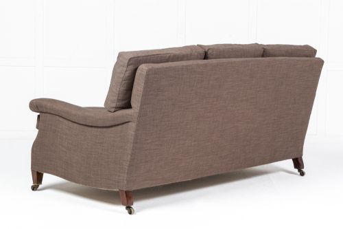 19TH CENTURY HOWARD STYLE MAHOGANY SOFA - ADDITIONAL PHOTO 4