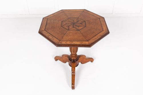 19th century french oak occasional table - CATEGORY: ANTIQUE TABLES - DATED 19TH CENTURY