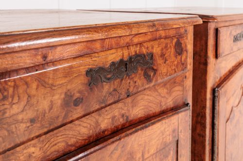 PAIR OF 18TH CENTURY FRENCH BURR ASH BUFFETS - ADDITIONAL PHOTO 4