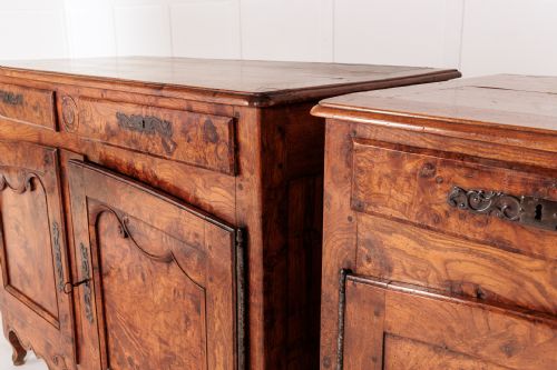 PAIR OF 18TH CENTURY FRENCH BURR ASH BUFFETS - ADDITIONAL PHOTO 8