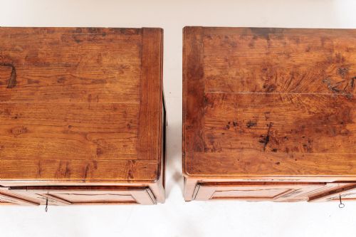 PAIR OF 18TH CENTURY FRENCH BURR ASH BUFFETS - ADDITIONAL PHOTO 10