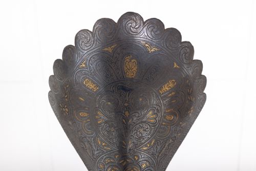 19TH CENTURY QAJAR STEEL PEACOCK - ADDITIONAL PHOTO 3
